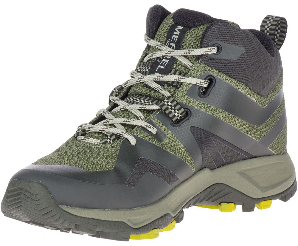 Merrell Boots Olive - MQM Flex 2 Mid GORE-TEX® - Womens 34GKBIAXS